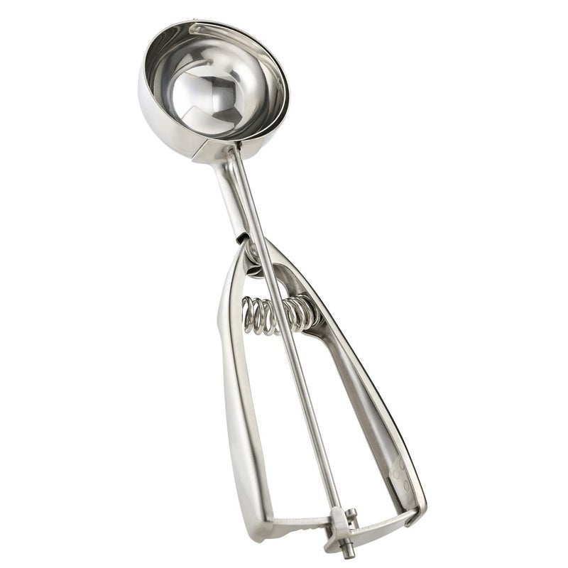Solula 18/8 Stainless Steel Large Ice Cream Scoop Disher Melon Baller 4 Tablespoon - Image 1